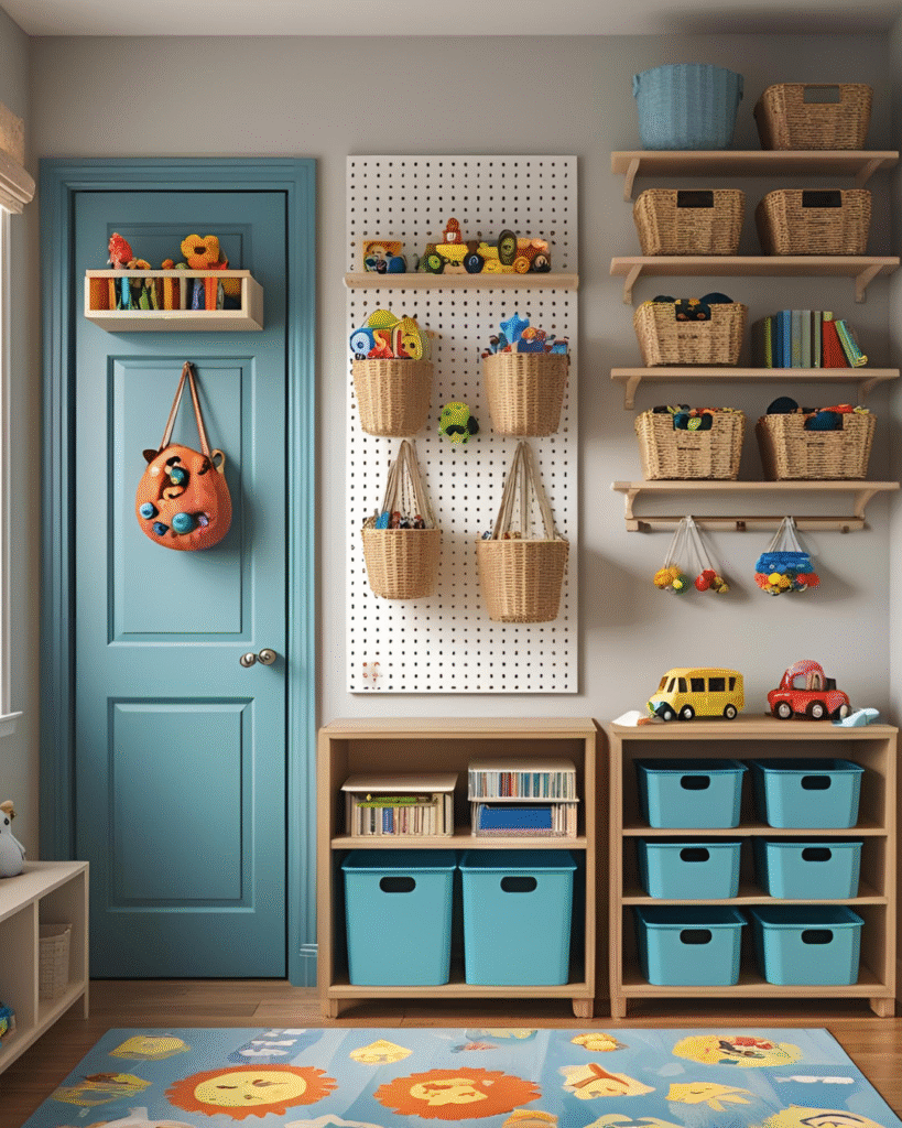Vertical Storage Ideas for Small Play Areas